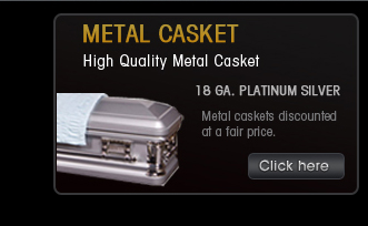 metal casket